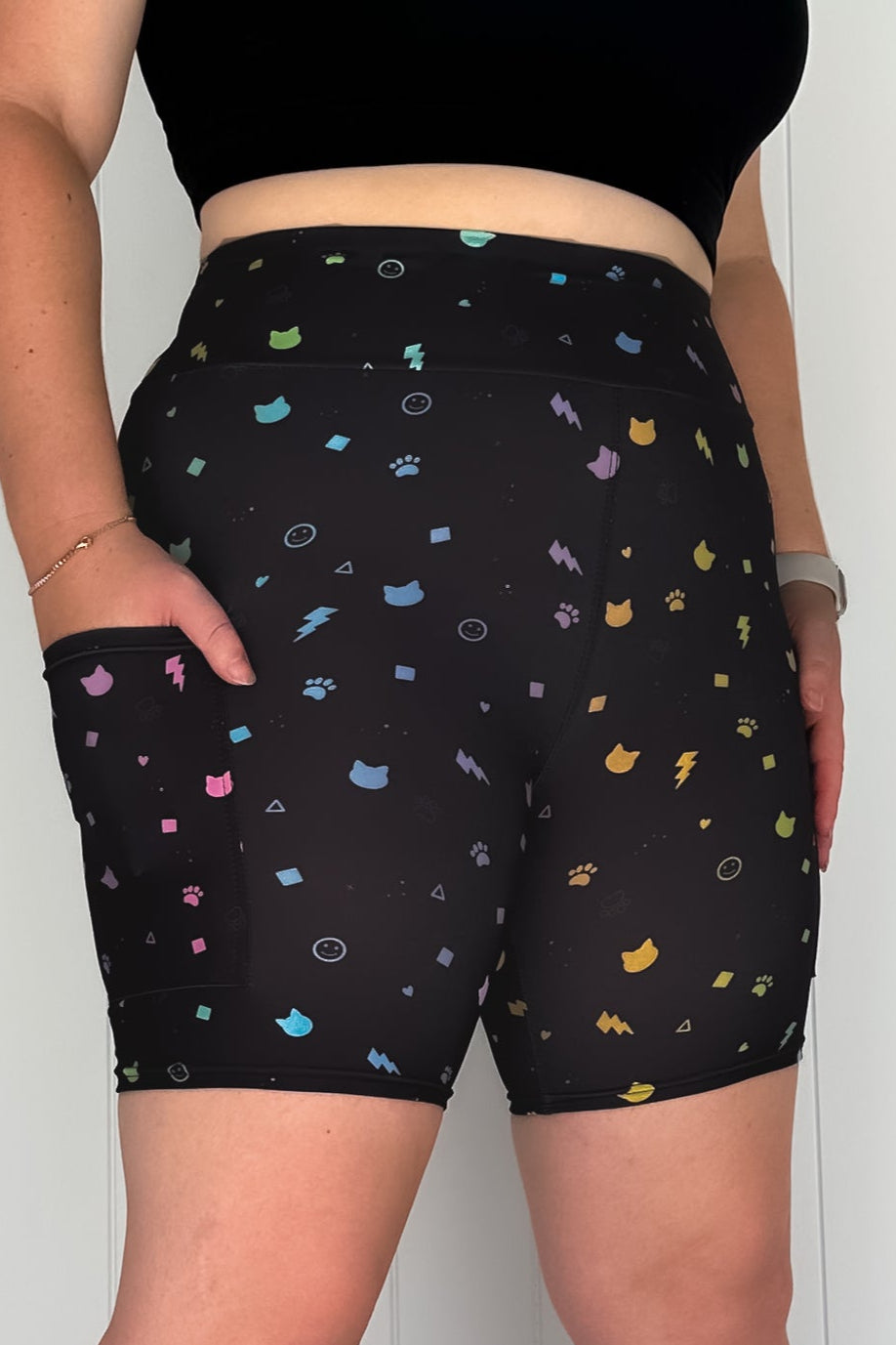 Catfetti - Casual - Mid Shorts - Pockets