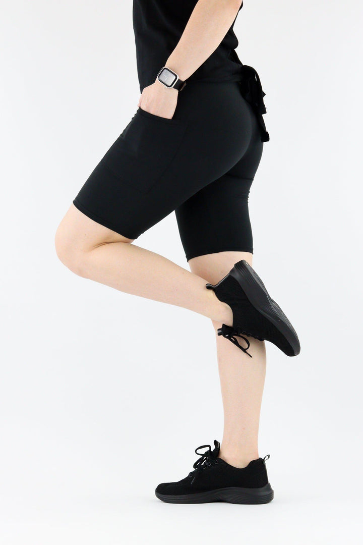 Plain Black - Casual - Long Shorts - Pockets Casual Shorts - Pockets Pawlie