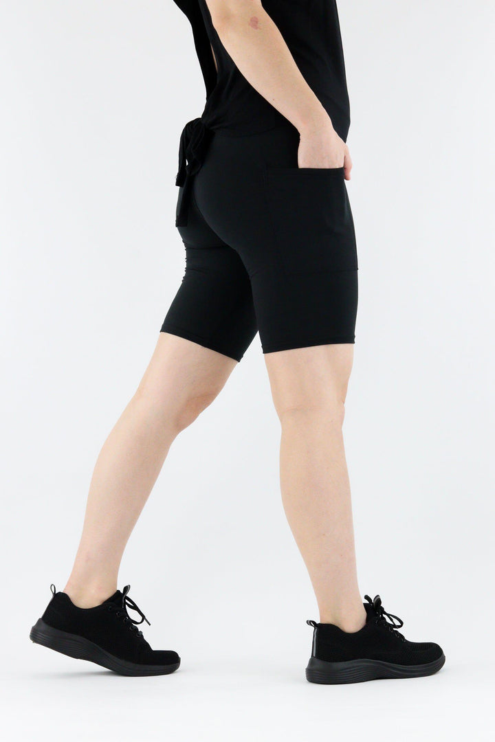 Plain Black - Casual - Long Shorts - Pockets Casual Shorts - Pockets Pawlie