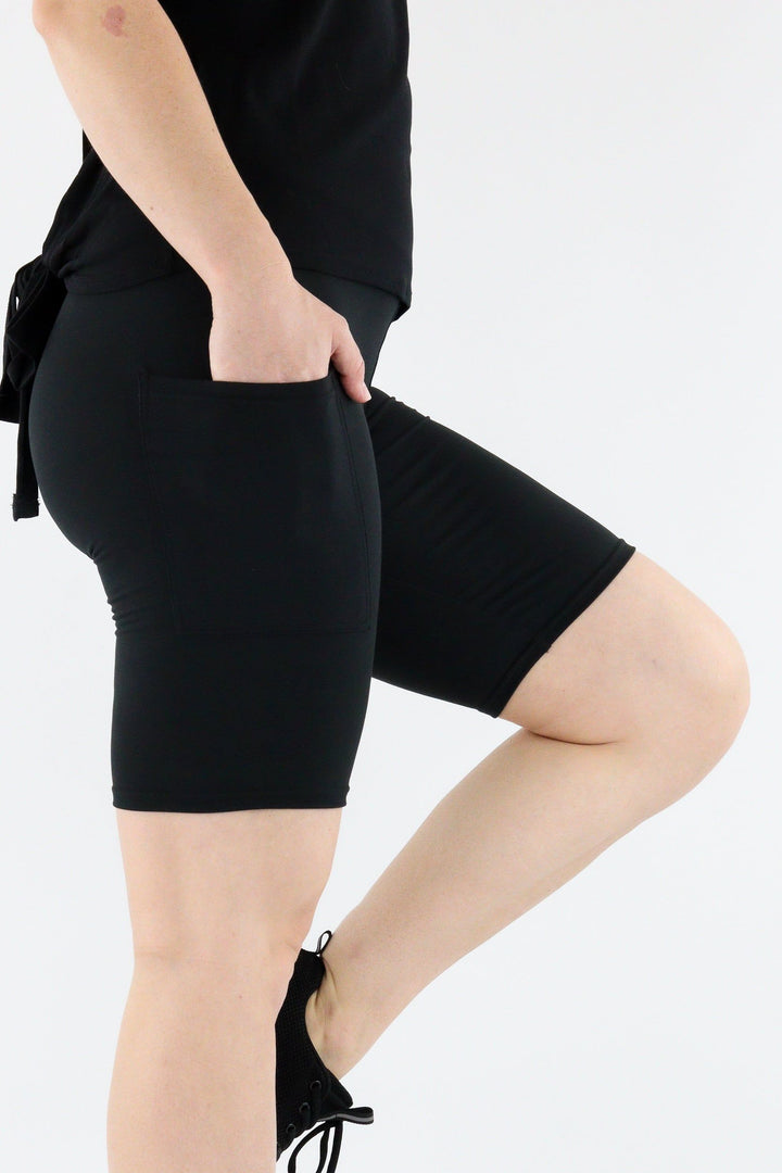 Plain Black - Casual - Long Shorts - Pockets Casual Shorts - Pockets Pawlie