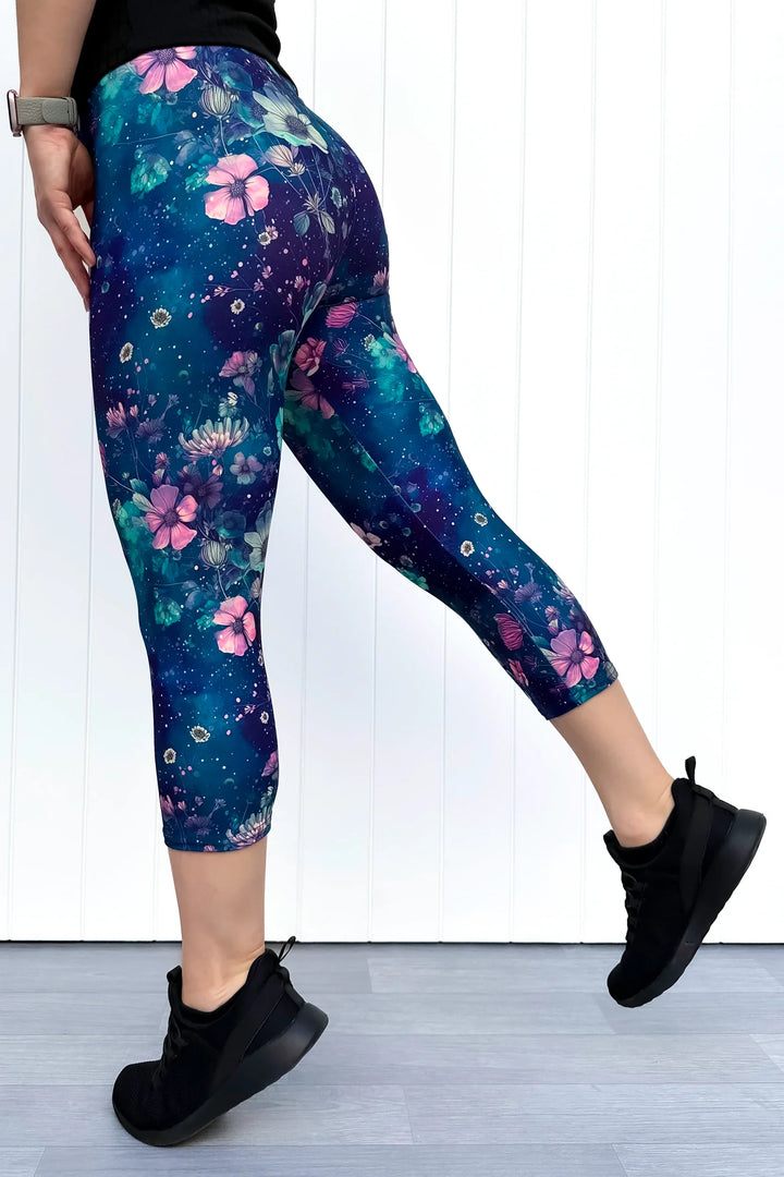 Enchanted Florals - Casual - Capri Leggings
