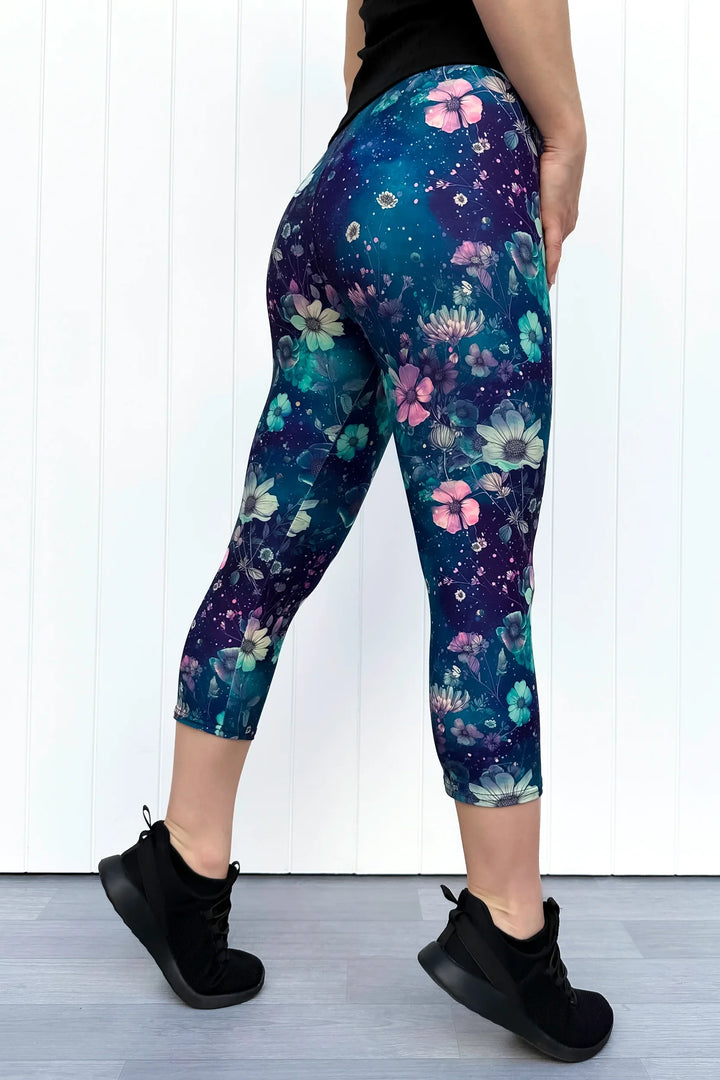 Enchanted Florals - Casual - Capri Leggings