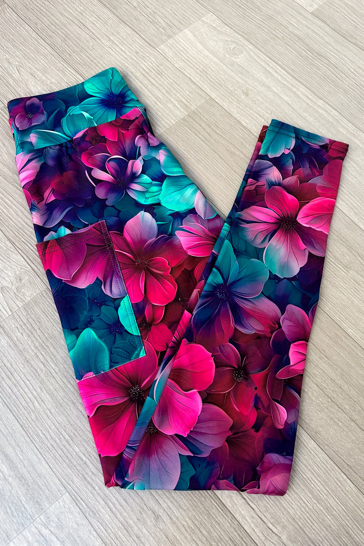 Bloom Lust - Casual - Full Leggings - Pockets