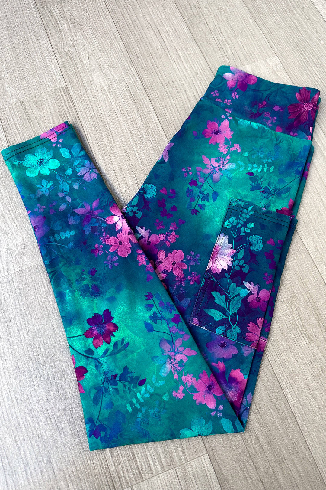 Ethereal Bloom - Casual - Full Leggings - Pockets