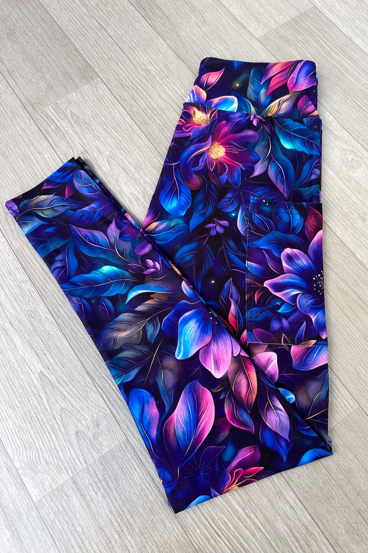 Obsidian Petal - Casual - Full Leggings - Pockets