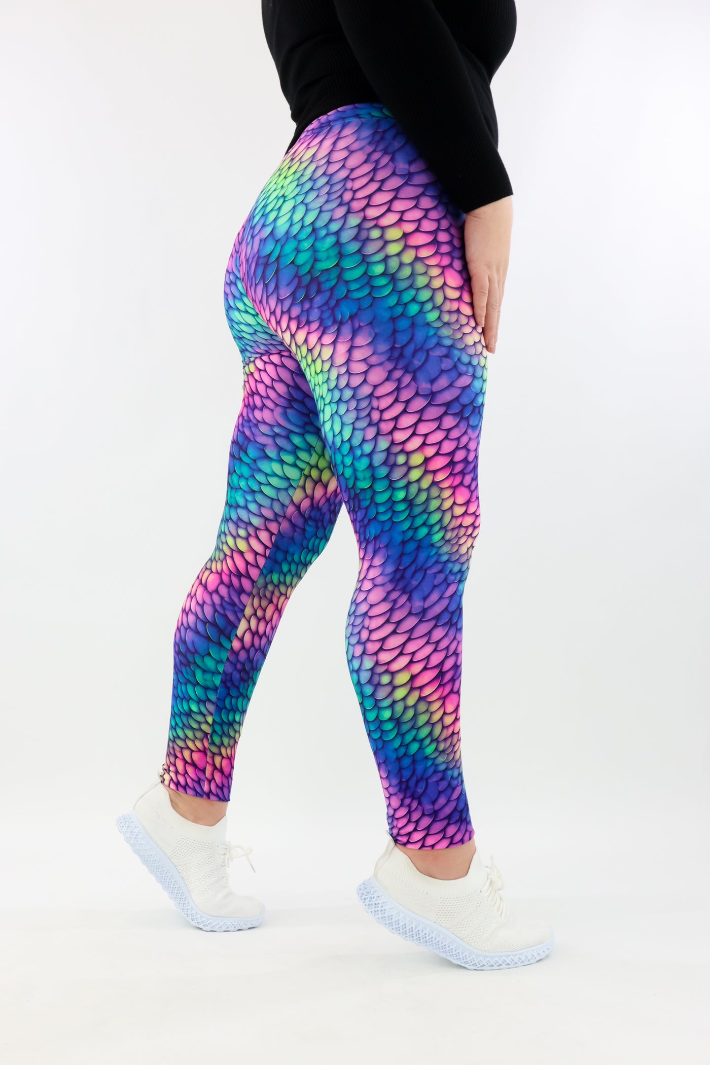 Rainbow Dragon - Casual - Long Full Leggings