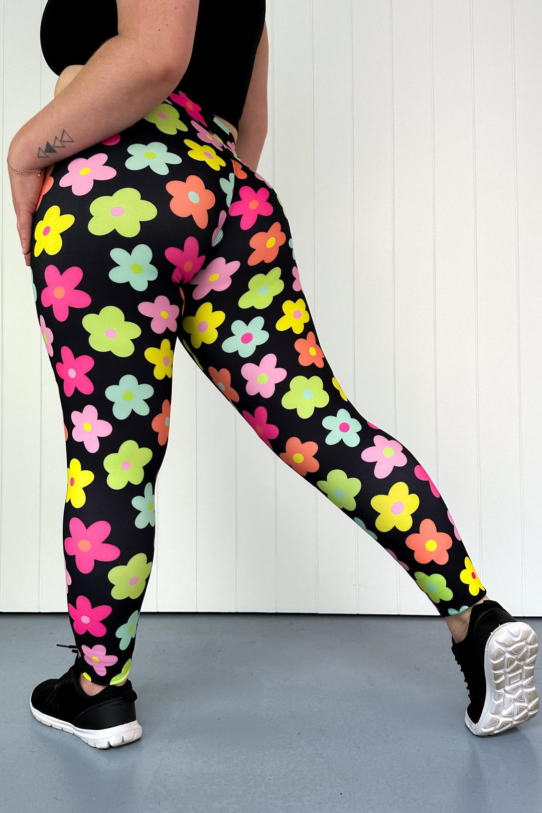 Colourpop Flowers - Casual - Full Leggings