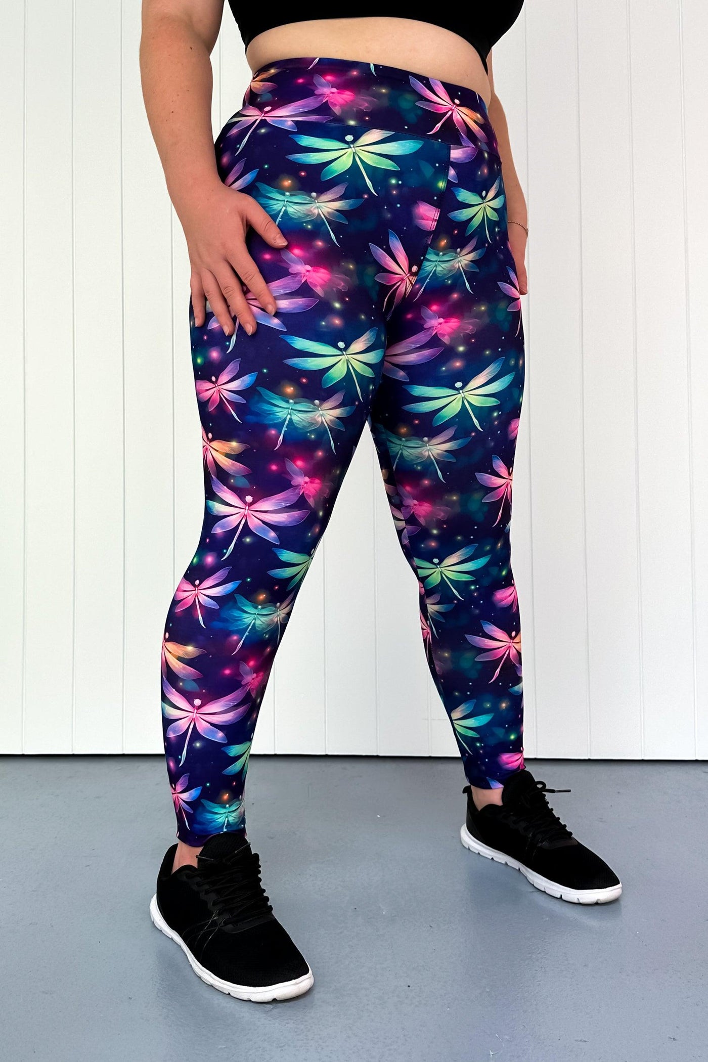 Dragonfly Glow - Casual - Full Leggings