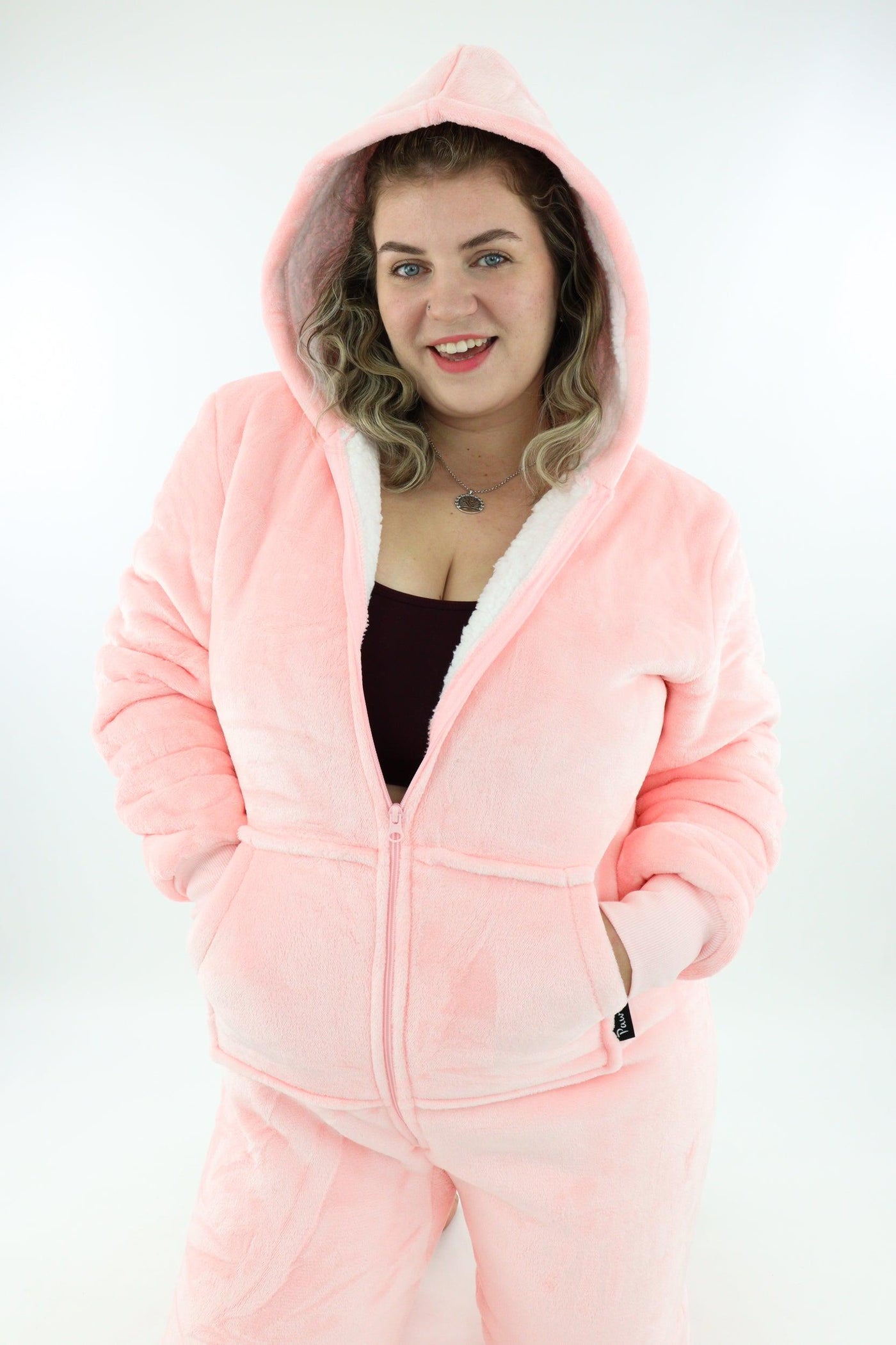 Pink - Sherpa Onesie