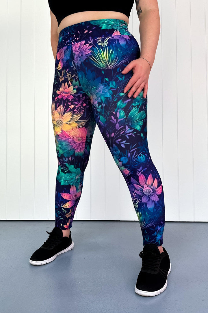 Scintillate Florals - Casual - Full Leggings