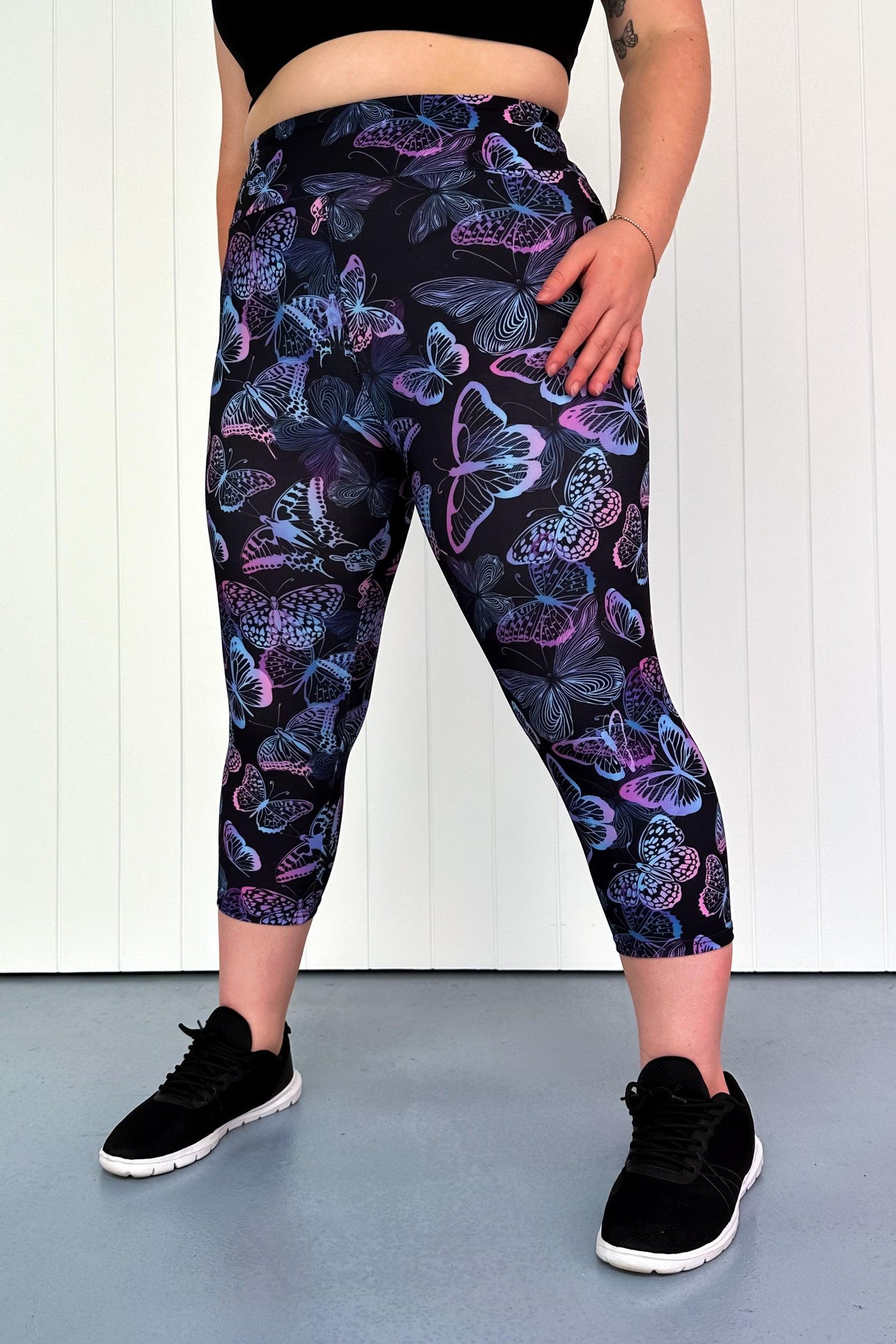 Butterfly Beauty - Casual - Capri Leggings