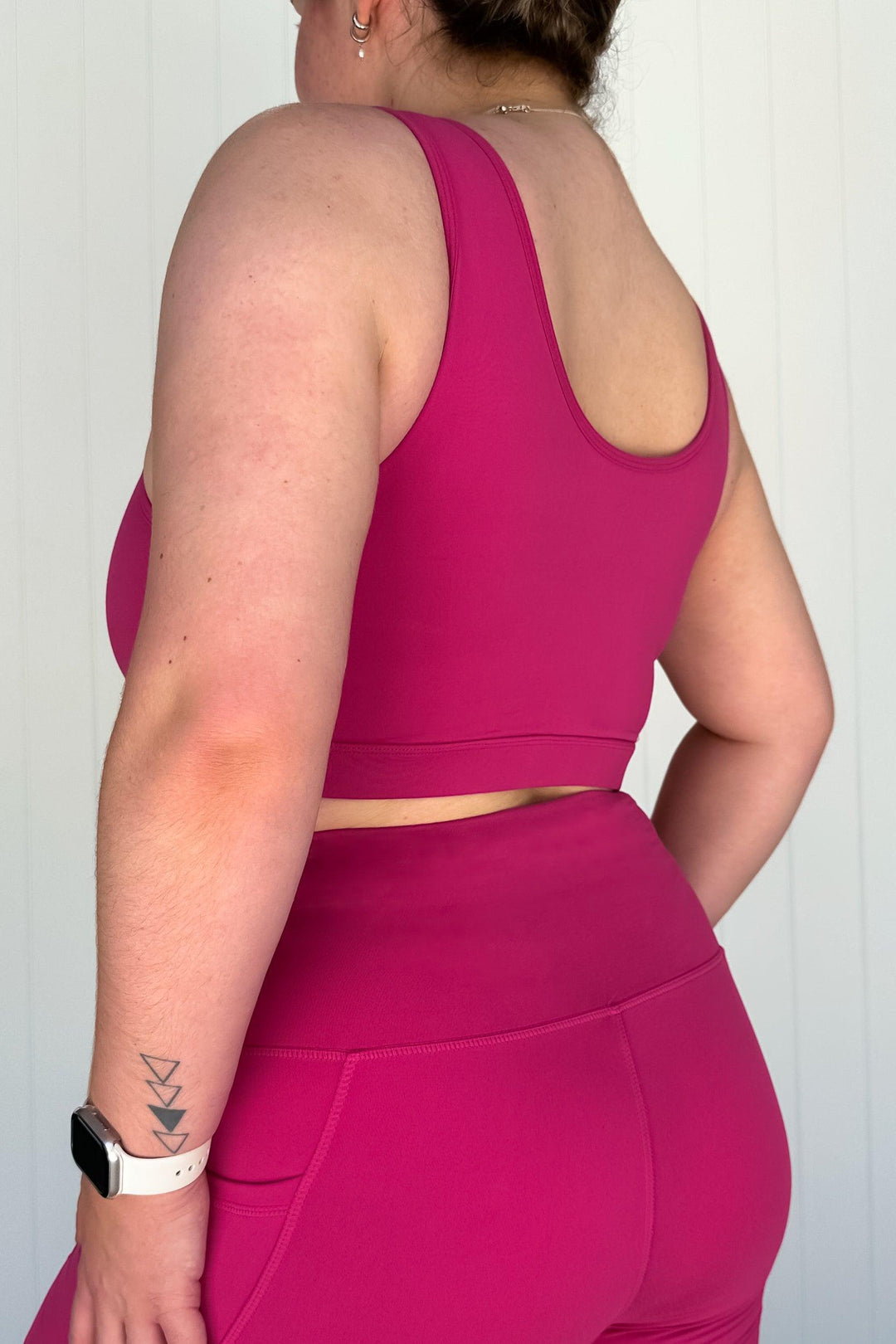 Fuchsia - Reversible Crop Top - Hybrid 2.0