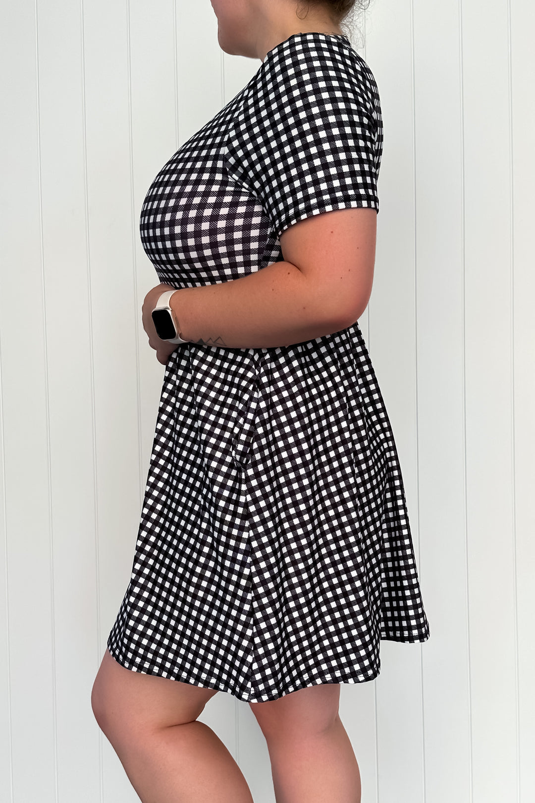 Gingham OG - Mini Dress - Short Sleeve - Pockets