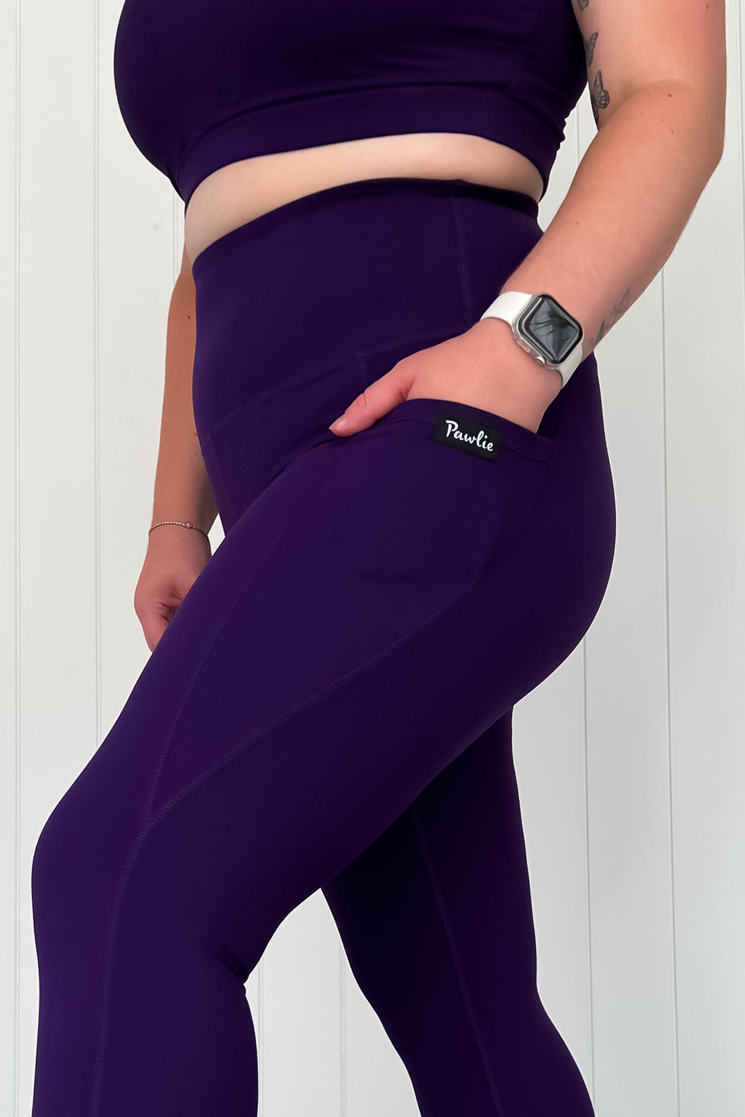 Indigo - Leg Pockets - Capri Leggings - Hybrid 2.0