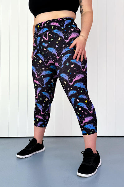 Going Batty - Casual - Capri Leggings