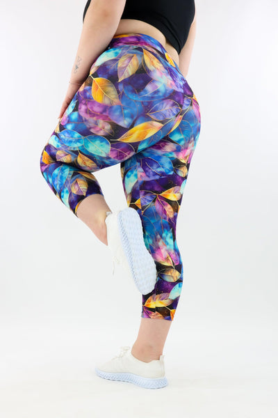 Autumn Galaxy - Casual - Capri Leggings