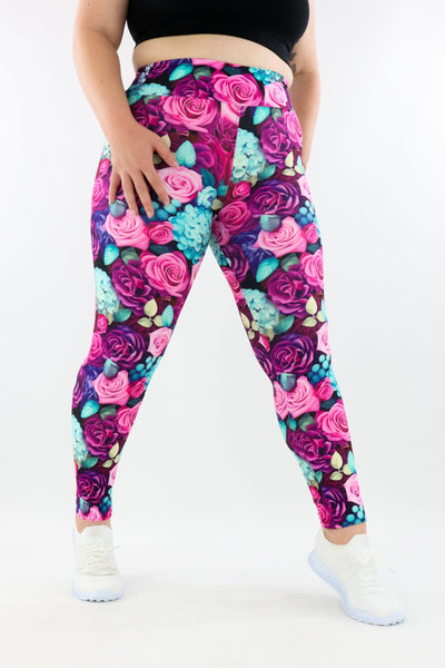 Premium Rose - Casual - Long Full Leggings