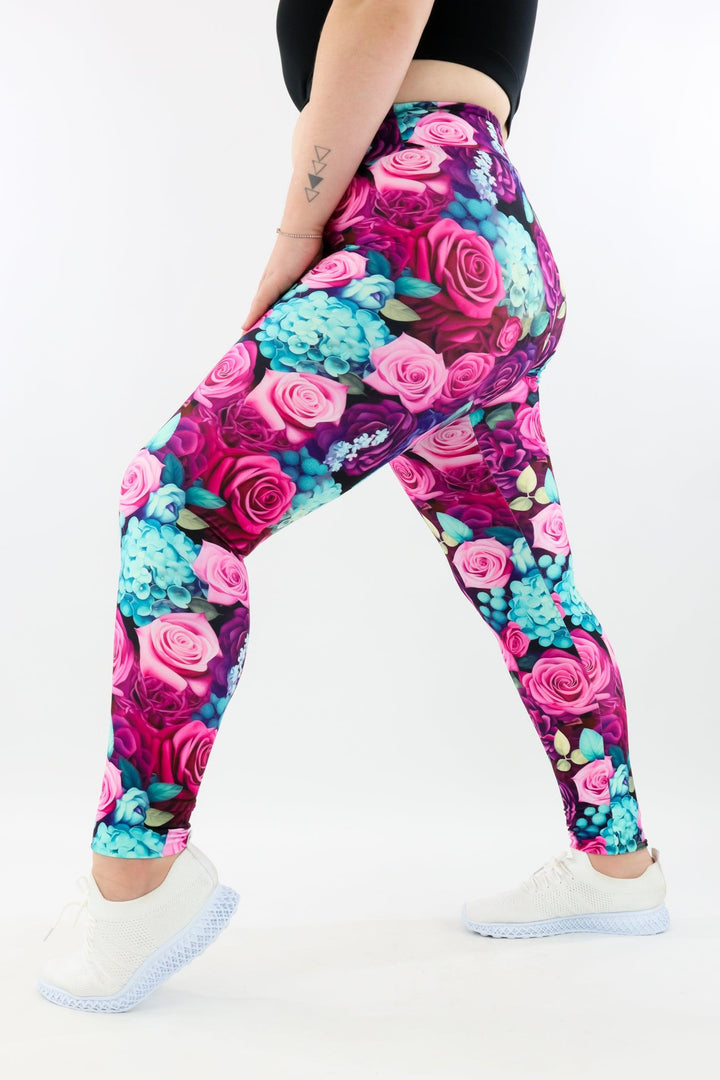 Premium Rose - Casual - Long Full Leggings