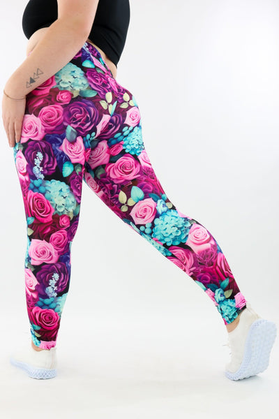 Premium Rose - Casual - Long Full Leggings