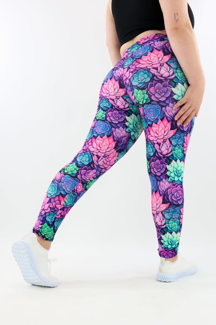 Succulents - Casual - Long Full Leggings