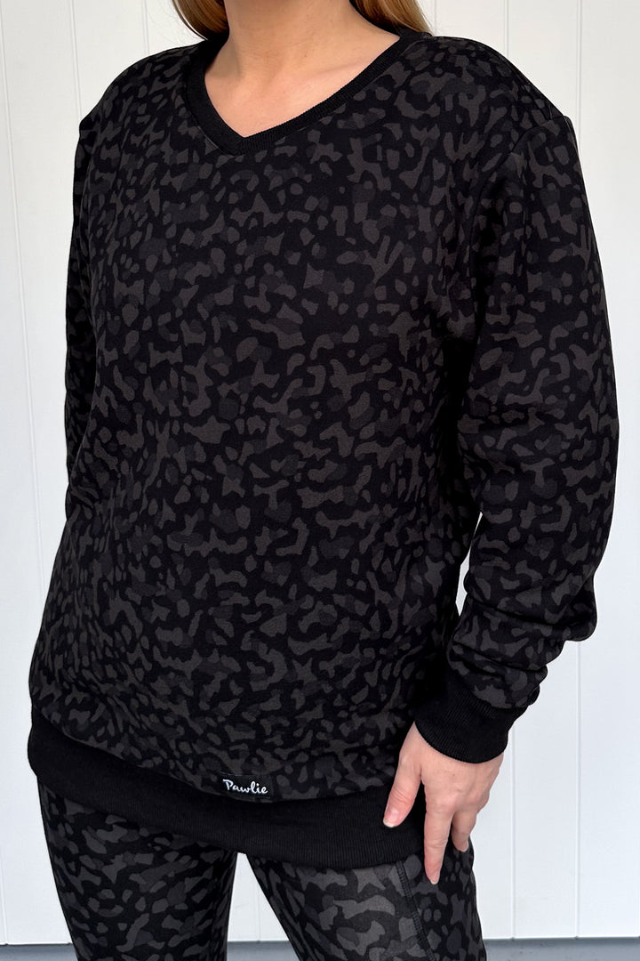 Black Panther - Fleece Jumper - V-neck