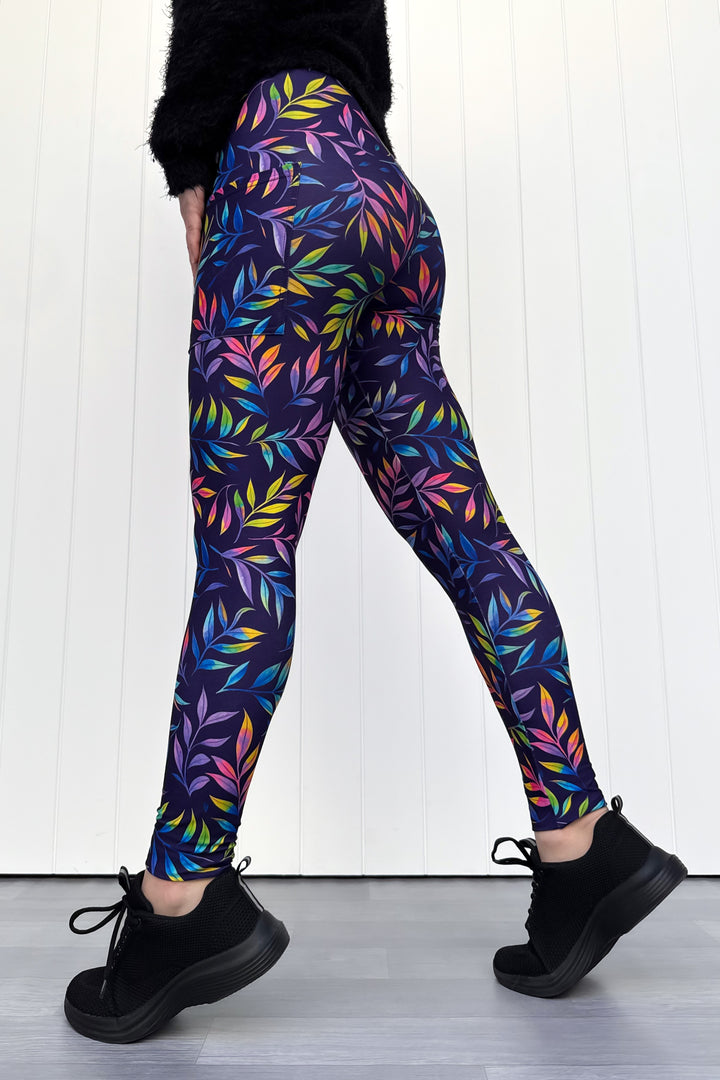 Glow Vine - Casual - Full Leggings - Pockets
