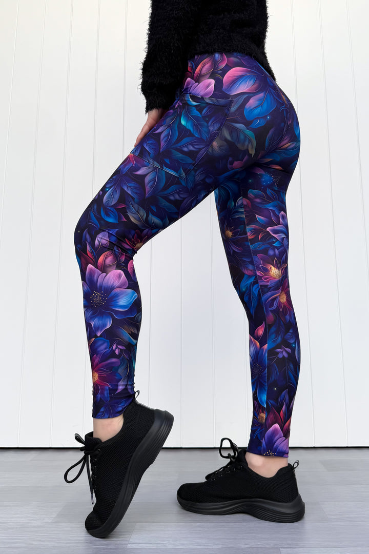Obsidian Petal - Casual - Full Leggings - Pockets