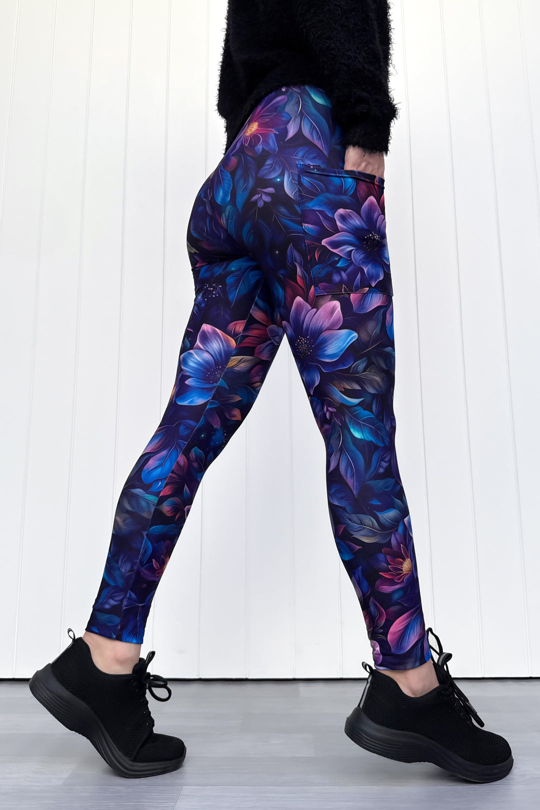 Obsidian Petal - Casual - Full Leggings - Pockets