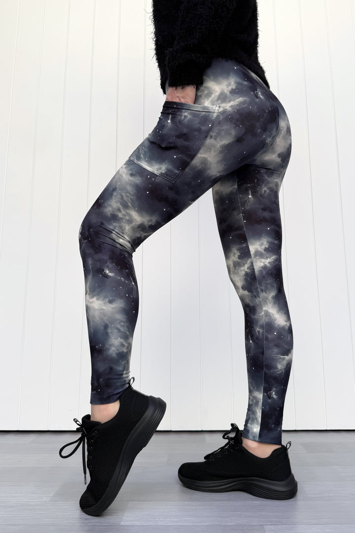 Galaxy Storm - Casual - Full Leggings - Pockets