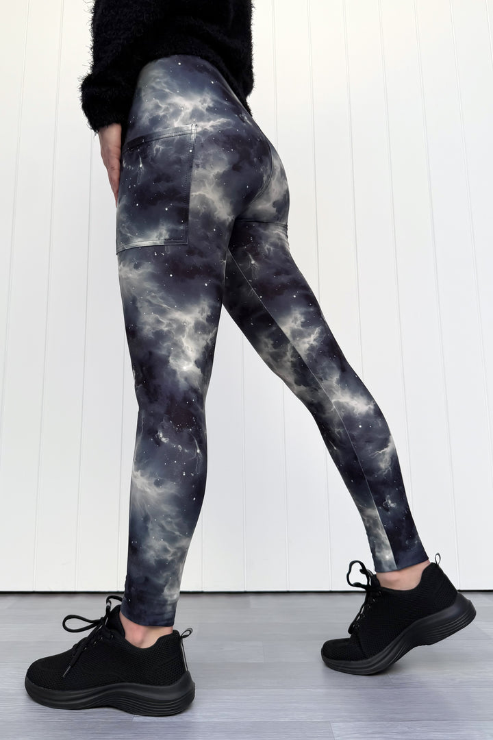 Galaxy Storm - Casual - Full Leggings - Pockets