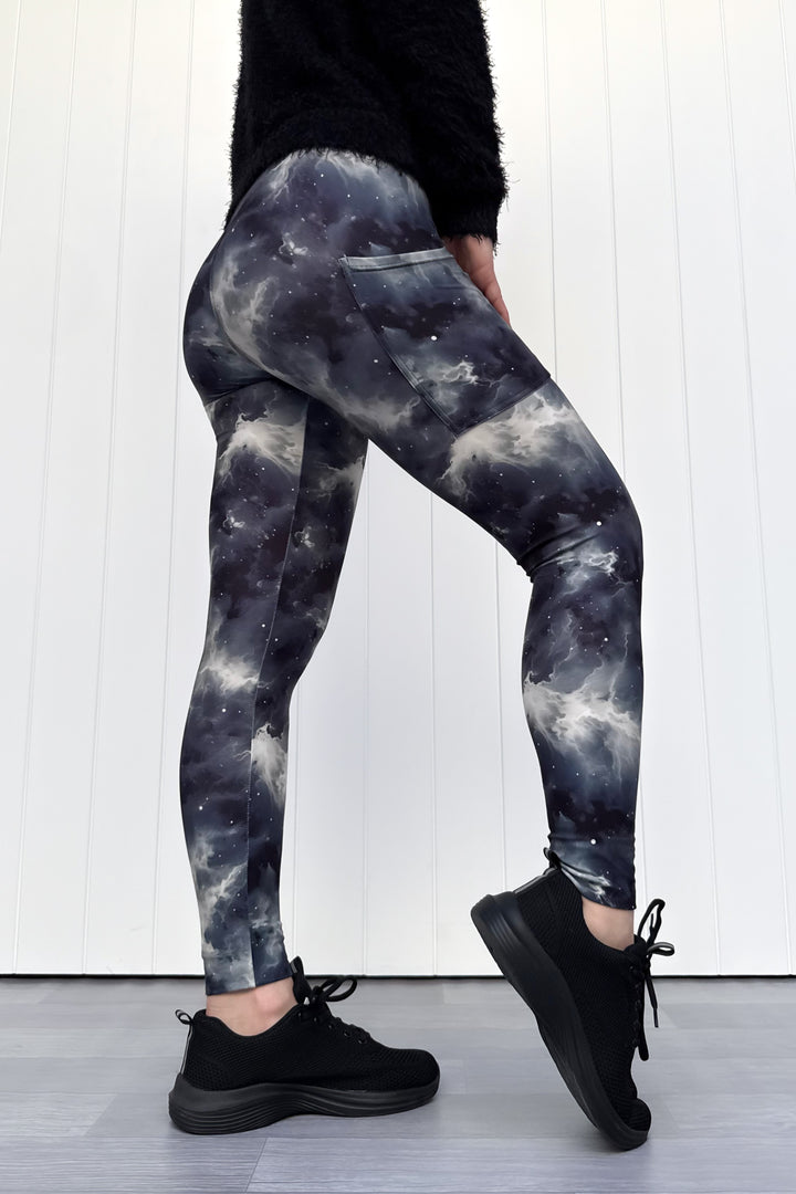 Galaxy Storm - Casual - Full Leggings - Pockets