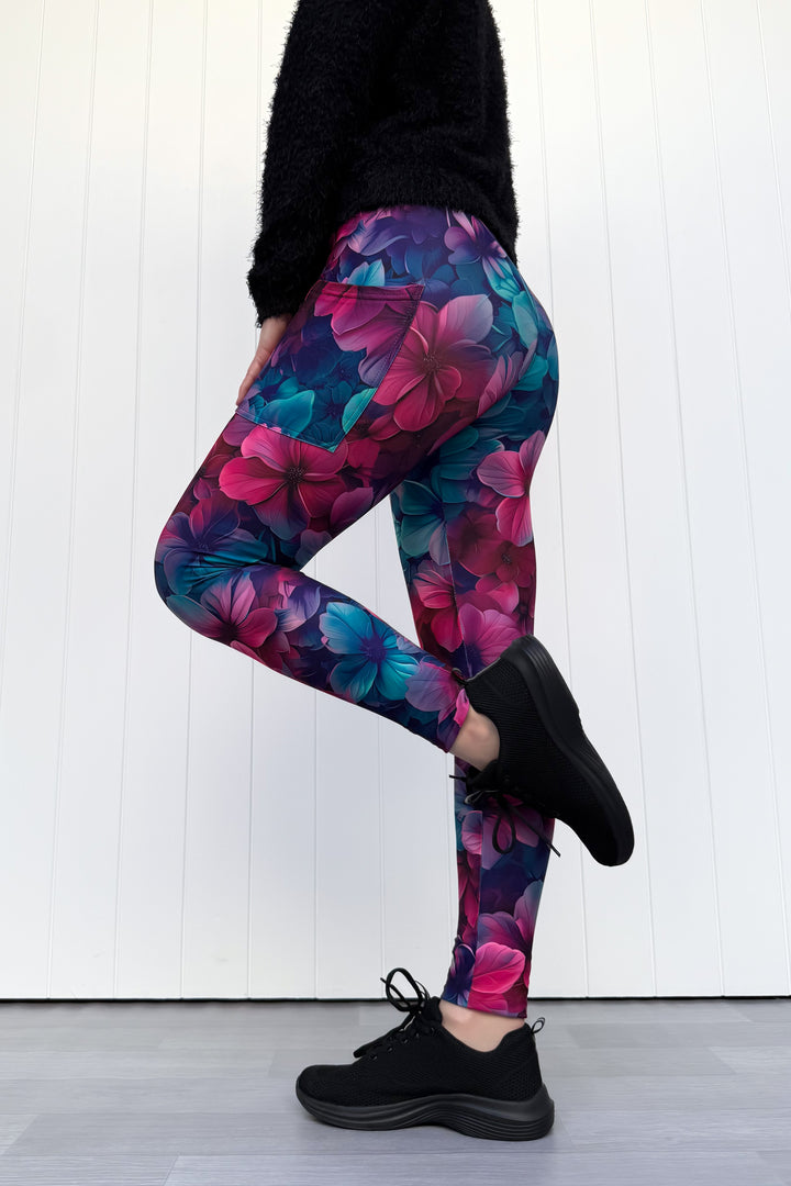 Bloom Lust - Casual - Full Leggings - Pockets
