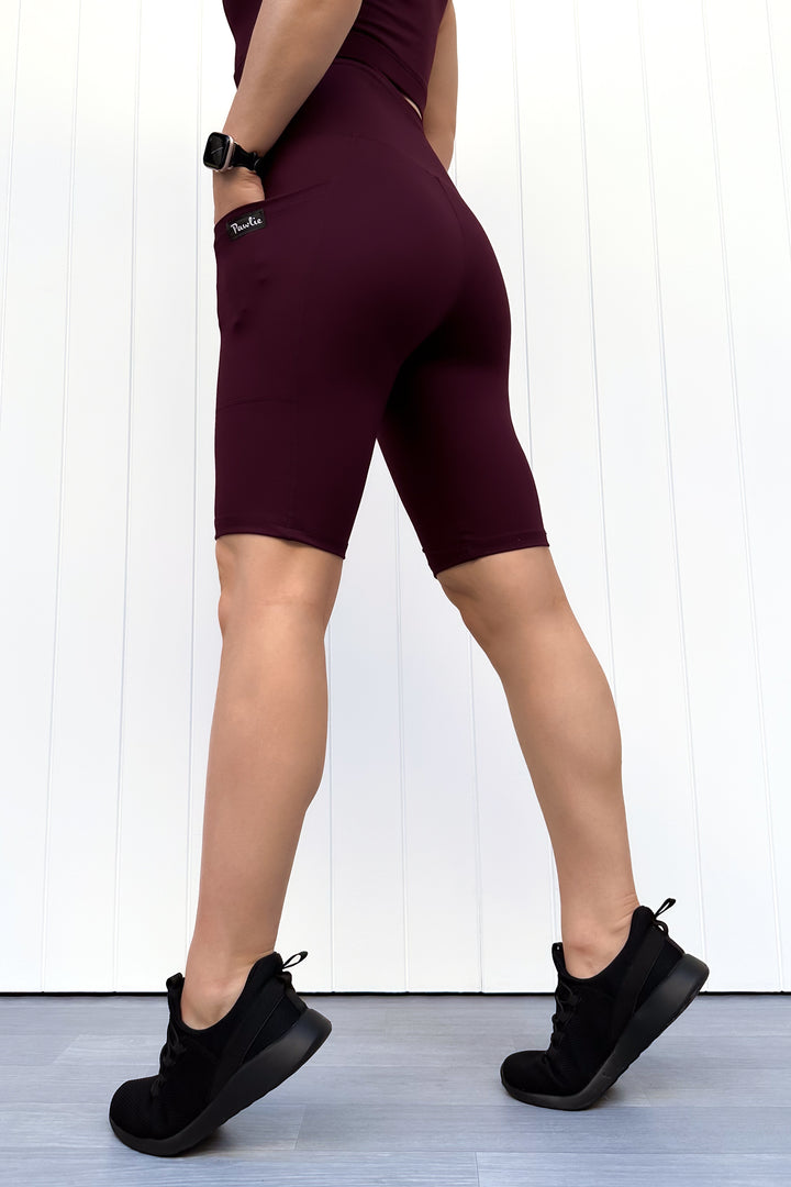 Plum - Long Shorts - Hybrid 2.0 - Pockets