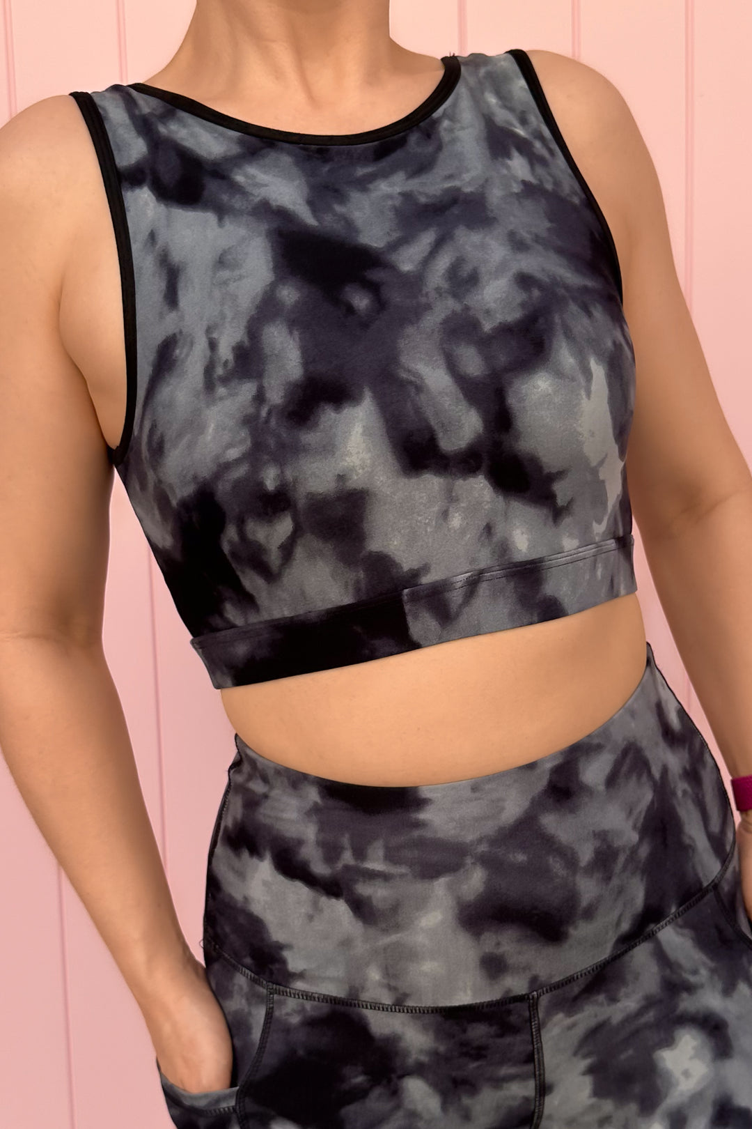 Stormy Tie Dye - Reversible Crop Top - Hybrid 2.0