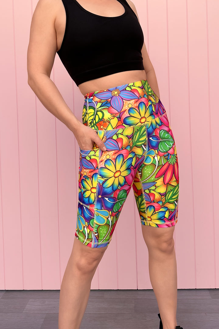 Tutti Frutti Flora - Long Shorts - Hybrid 2.0 - Pockets