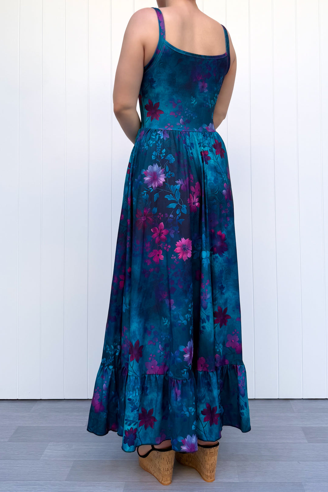 Celeste Maxi Dress - Ethereal Bloom - Pockets