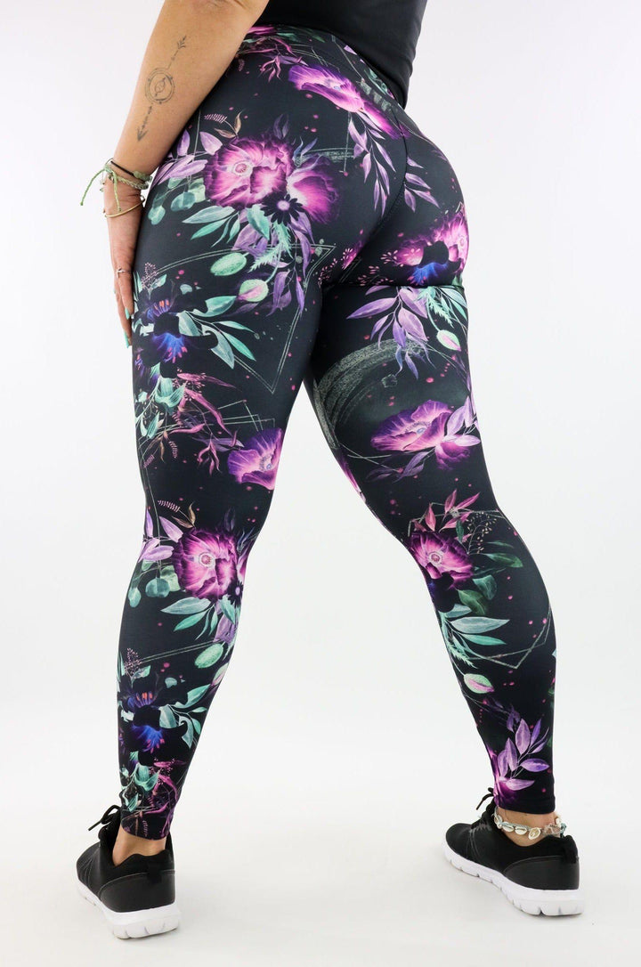 Evanescent Flower - Casual - Full Leggings Casual Full Leggings Pawlie   