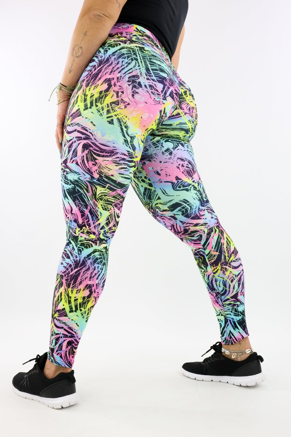 Neon Surge - Casual - Full Leggings Casual Full Leggings Pawlie   