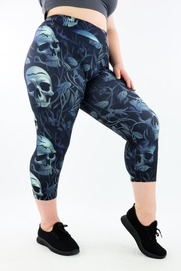 Vines of the Dead - Casual - Capri Leggings Casual Capri Leggings Pawlie   