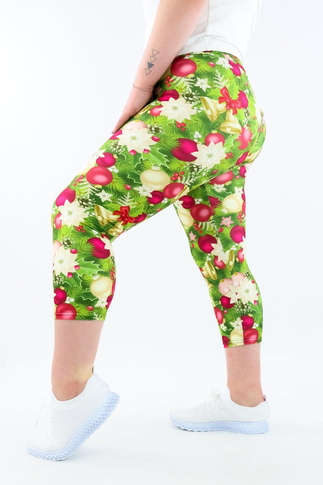 Christmas Tree - Casual - Capri Leggings Casual Capri Leggings Pawlie   