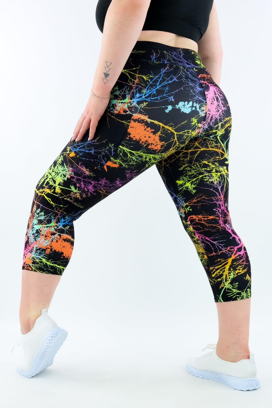 Branch of Life - Casual - Capri Leggings - Pockets - Pawlie