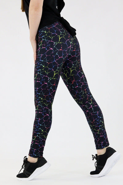 Rainbow Marble - Casual - Long Full Leggings