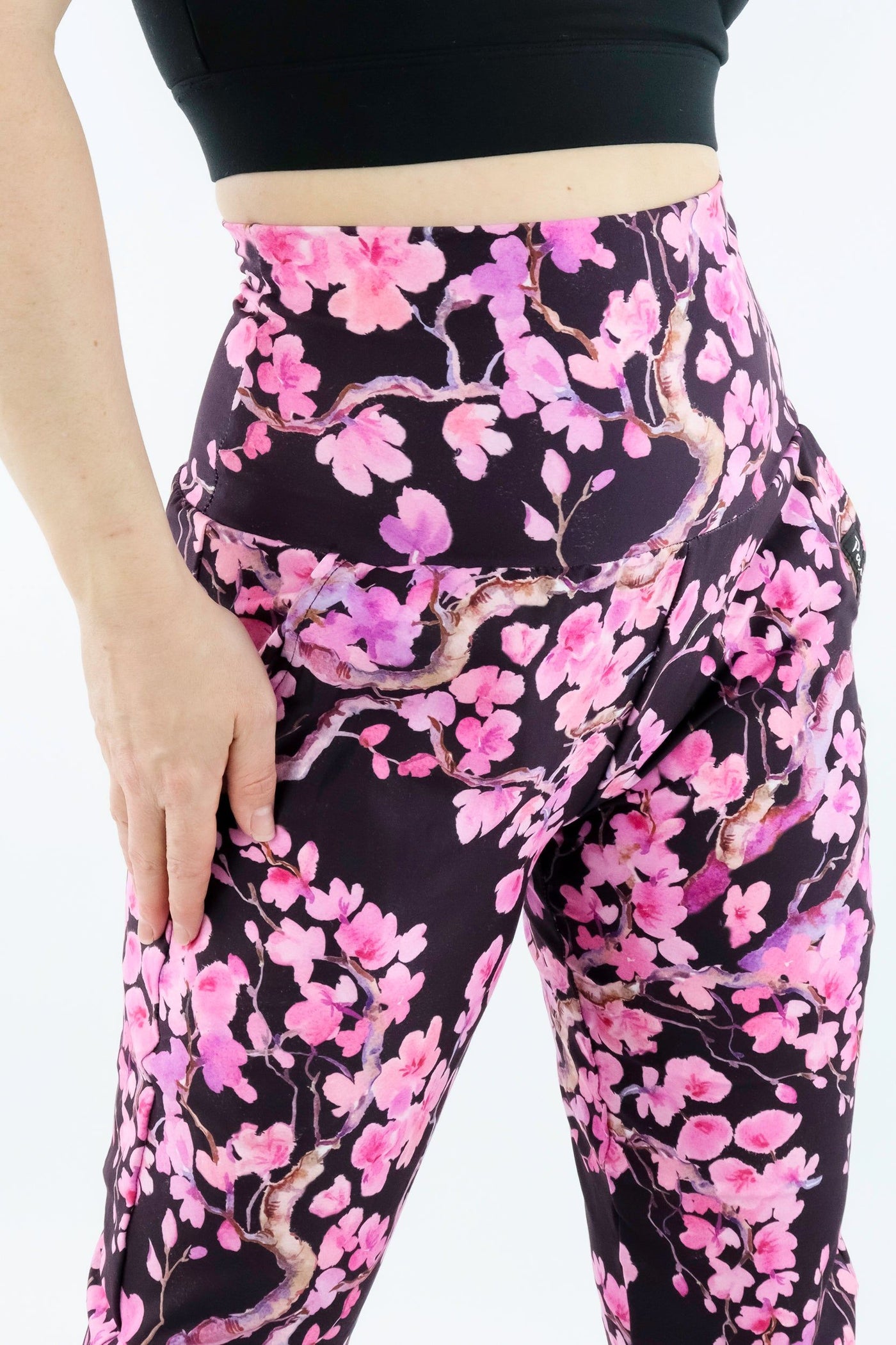 Watercolour Cherry Blossom - Hybrid Joggers 2.0 - Pockets Hybrid Joggers Pawlie   