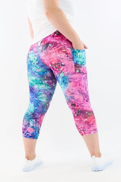 Acacia - Casual - Capri Leggings - Pockets Casual Capri Leggings - Pockets Pawlie   