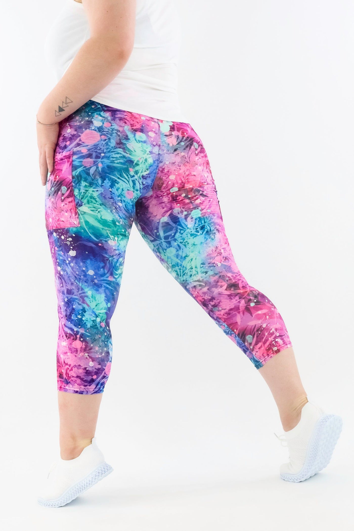 Acacia - Casual - Capri Leggings - Pockets Casual Capri Leggings - Pockets Pawlie   