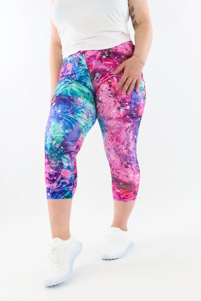 Acacia - Casual - Capri Leggings - Pockets Casual Capri Leggings - Pockets Pawlie   