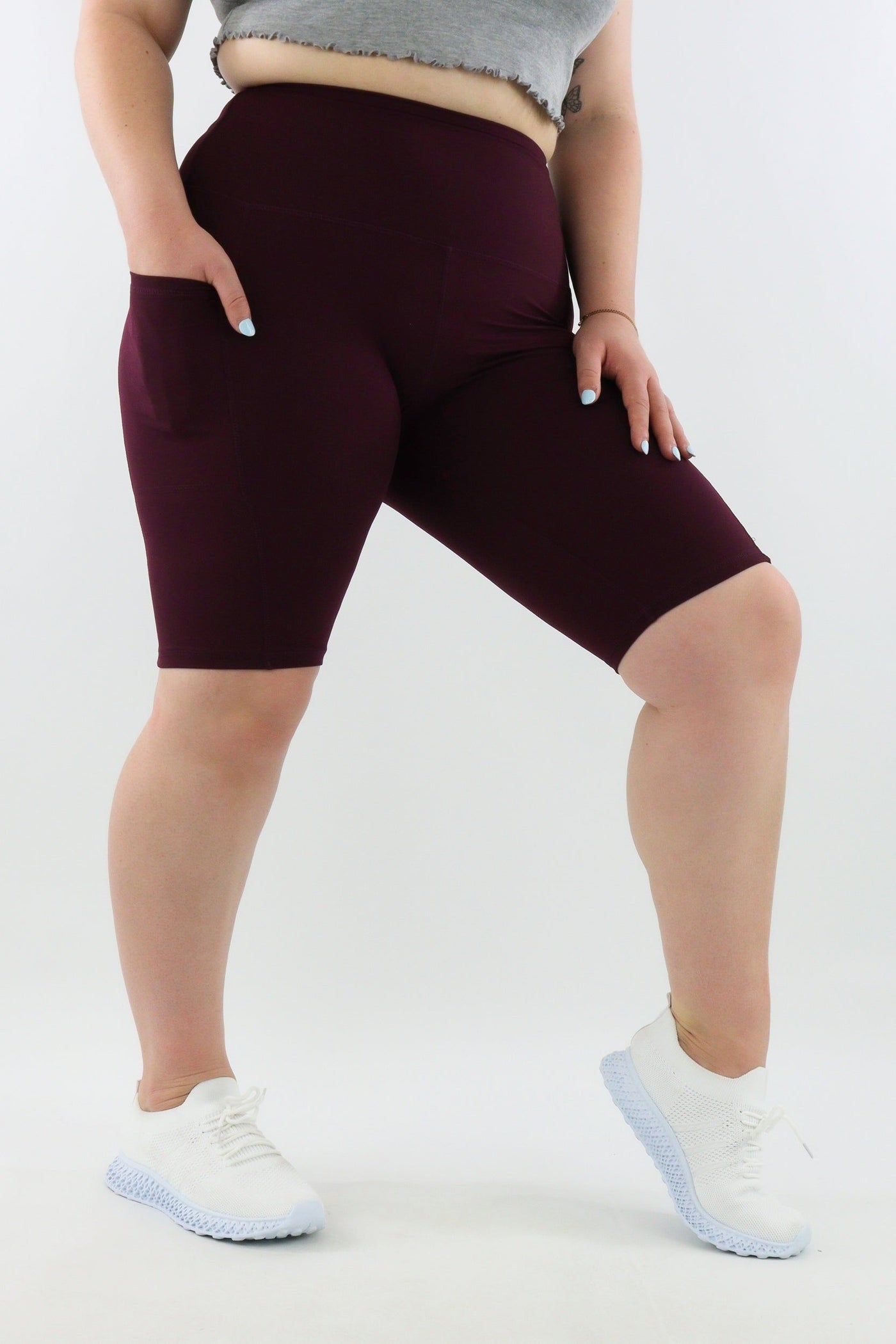 Plum - Leg Pockets - Long Shorts - Hybrid 2.0 - Pawlie