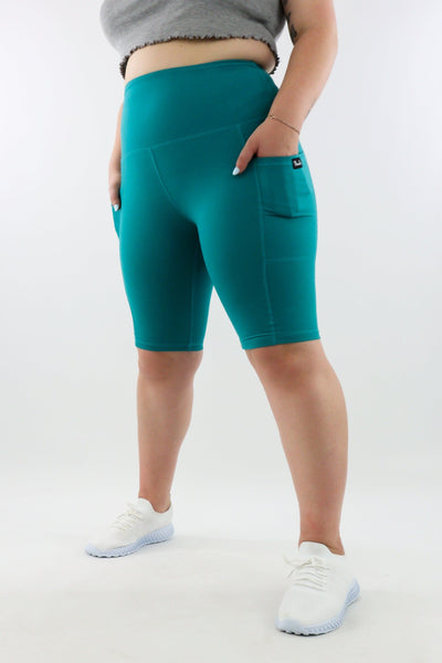 Turquoise - Leg Pockets - Long Shorts - Hybrid 2.0 - Pawlie