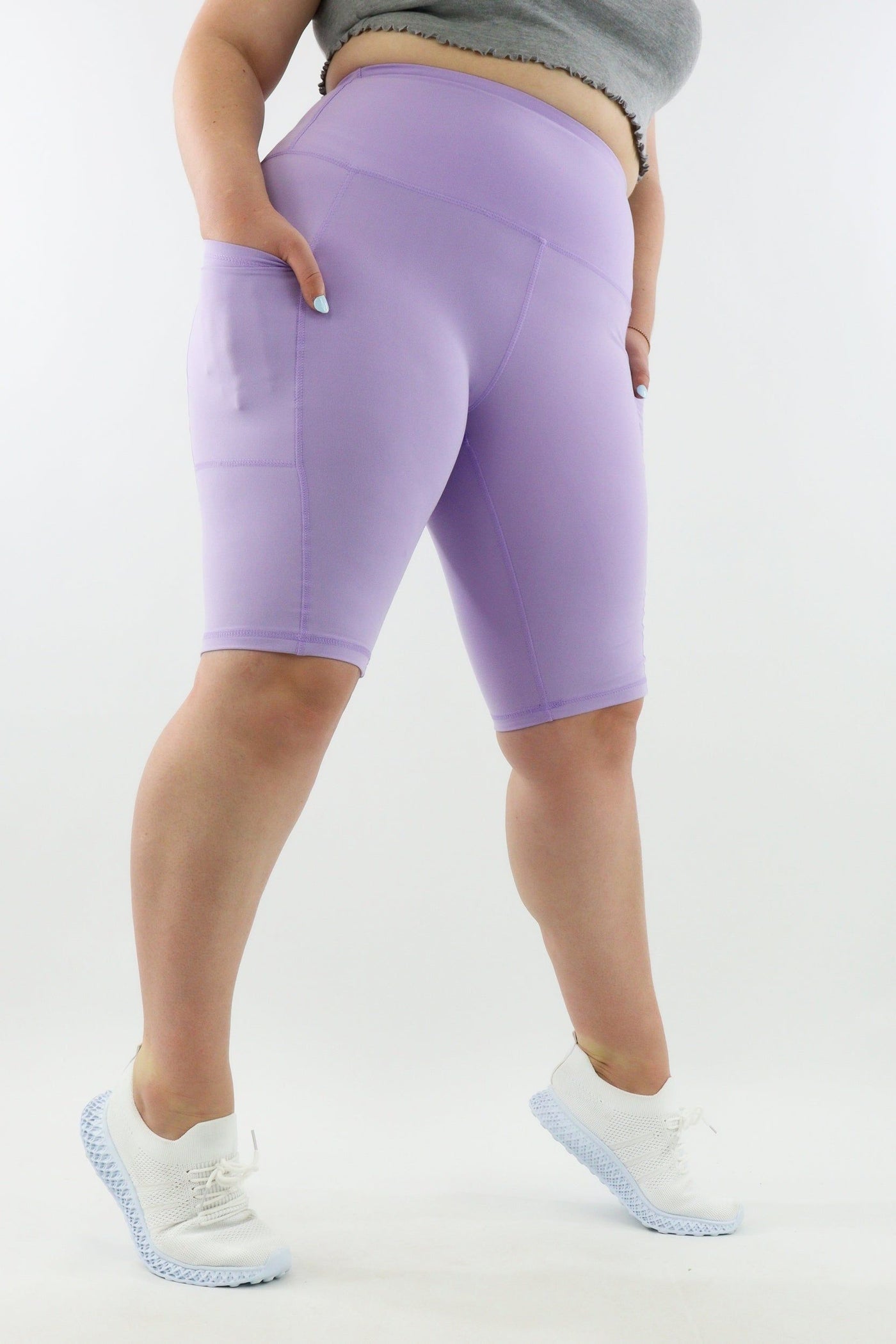 Light Purple - Leg Pockets - Long Shorts - Hybrid 2.0 - Pawlie