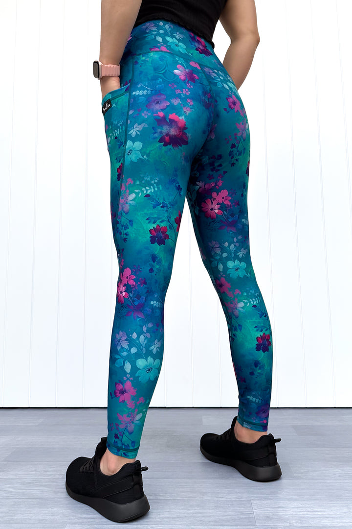 Ethereal Bloom - Hybrid 2.0 - Leg Pockets - Full Leggings